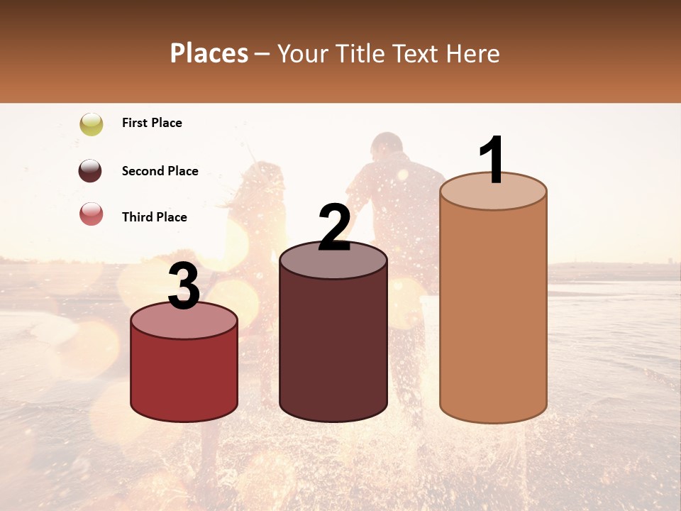 Electric Air Temperature PowerPoint Template