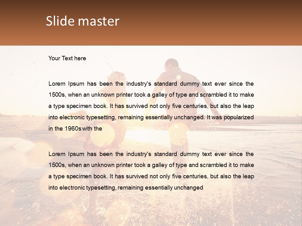 Electric Air Temperature PowerPoint Template