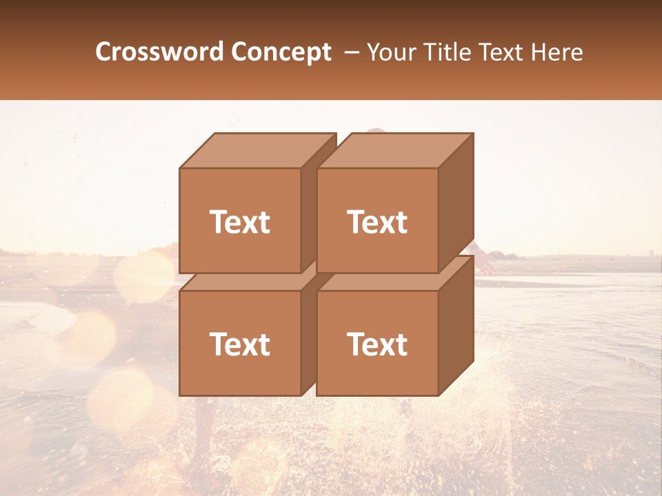 Electric Air Temperature PowerPoint Template