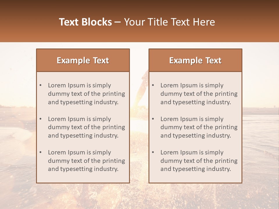 Electric Air Temperature PowerPoint Template