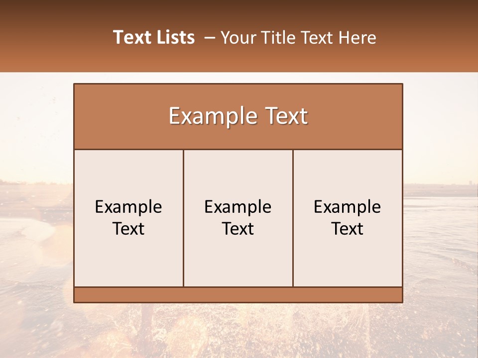 Electric Air Temperature PowerPoint Template
