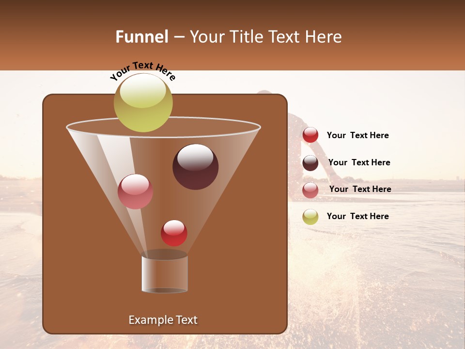Electric Air Temperature PowerPoint Template