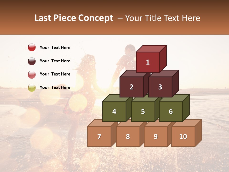 Electric Air Temperature PowerPoint Template