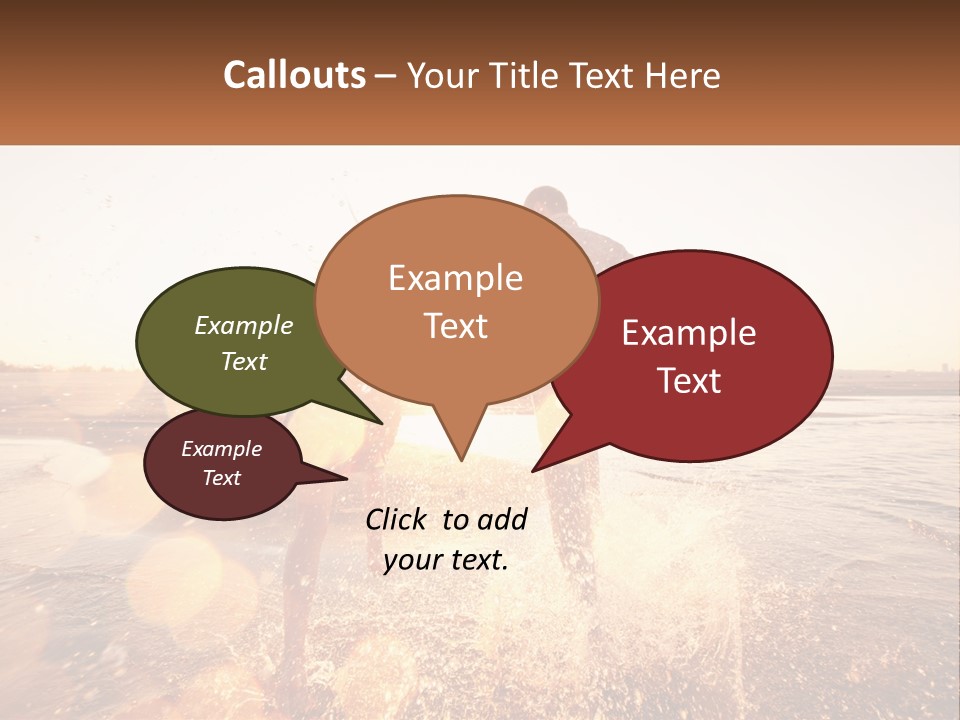 Electric Air Temperature PowerPoint Template