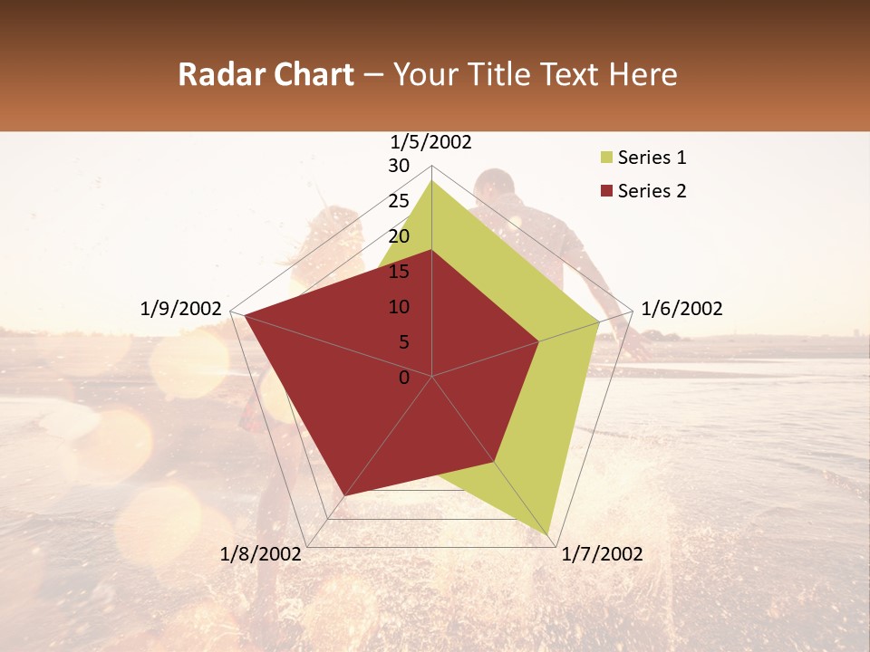 Electric Air Temperature PowerPoint Template