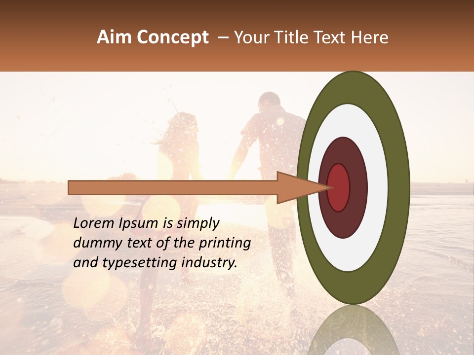 Electric Air Temperature PowerPoint Template