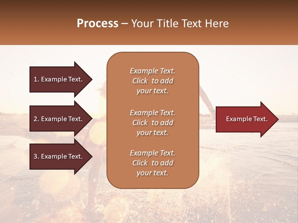 Electric Air Temperature PowerPoint Template