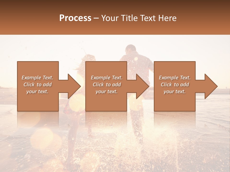 Electric Air Temperature PowerPoint Template