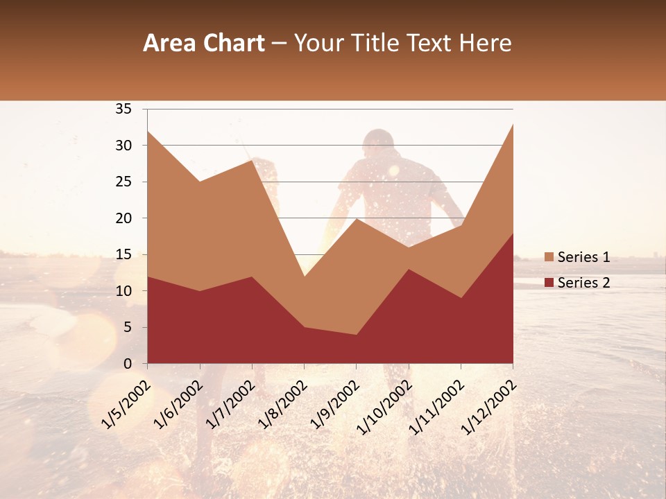 Electric Air Temperature PowerPoint Template