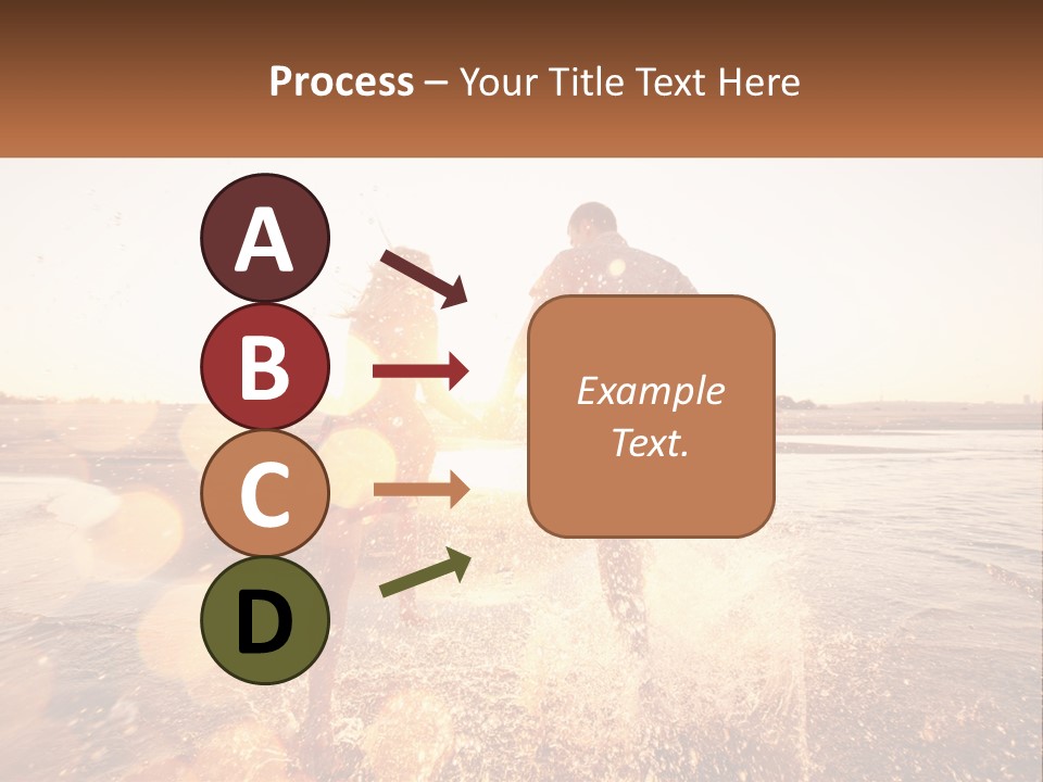 Electric Air Temperature PowerPoint Template