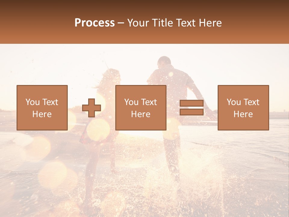 Electric Air Temperature PowerPoint Template
