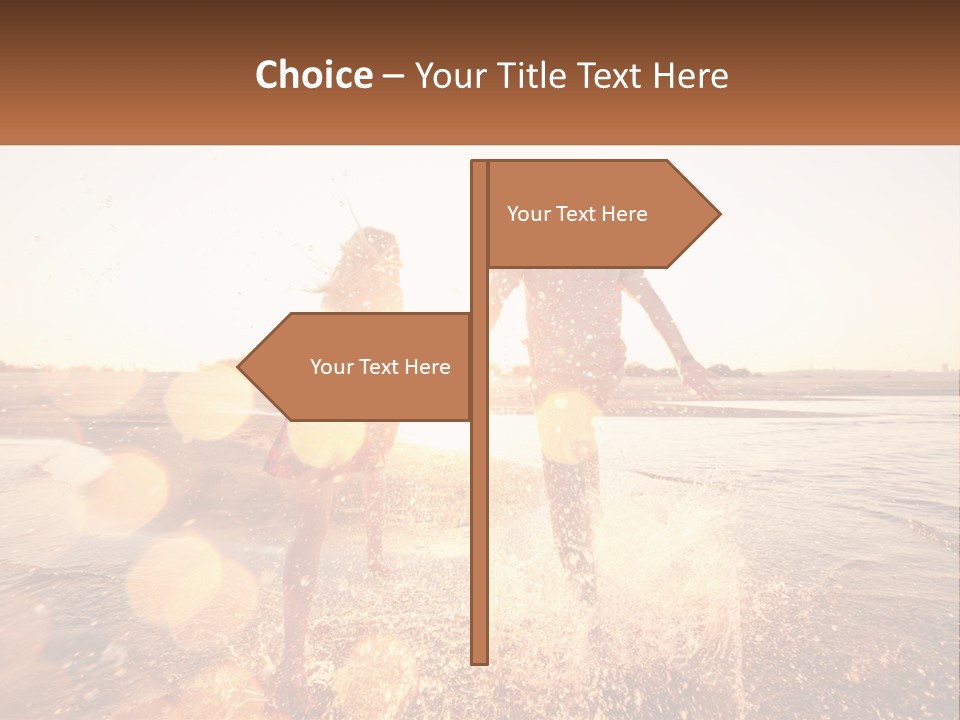 Electric Air Temperature PowerPoint Template