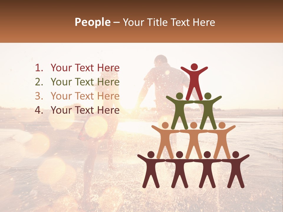 Electric Air Temperature PowerPoint Template