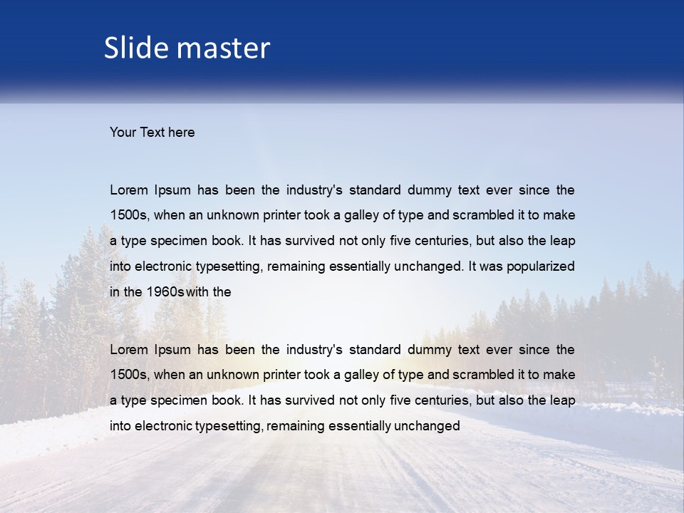 Switch Cold White PowerPoint Template