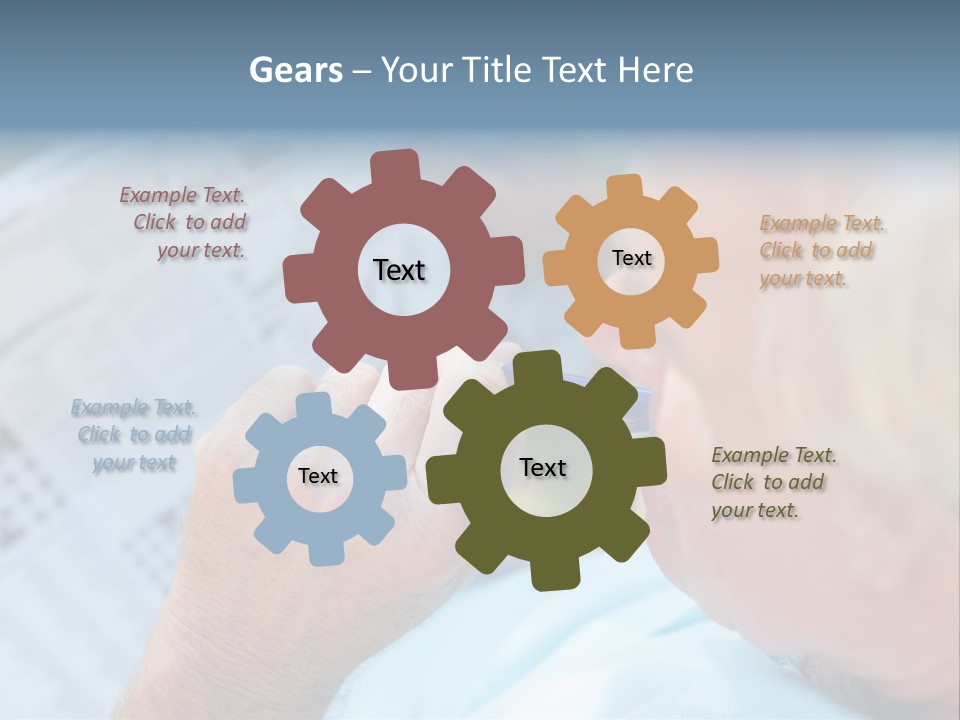 Electricity Equipment Part PowerPoint Template