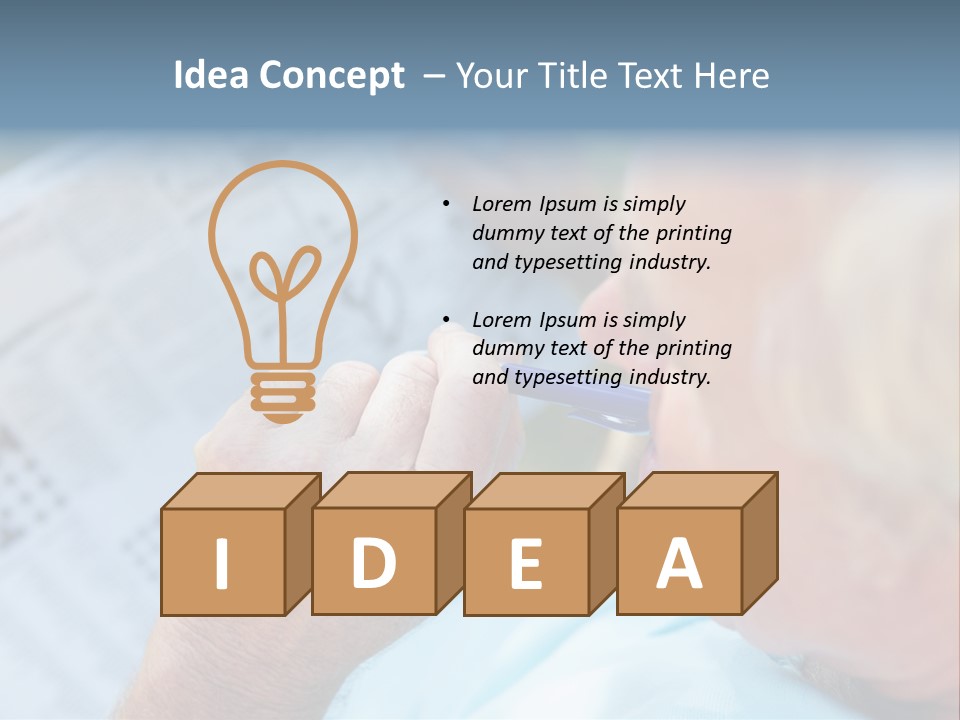 Electricity Equipment Part PowerPoint Template