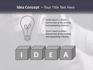 Climate Power White PowerPoint Template