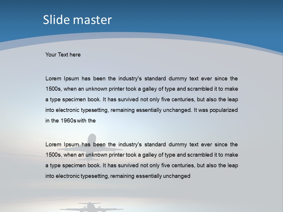 Cool Climate Air PowerPoint Template