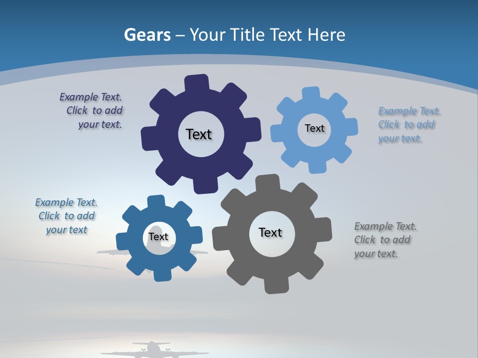 Cool Climate Air PowerPoint Template