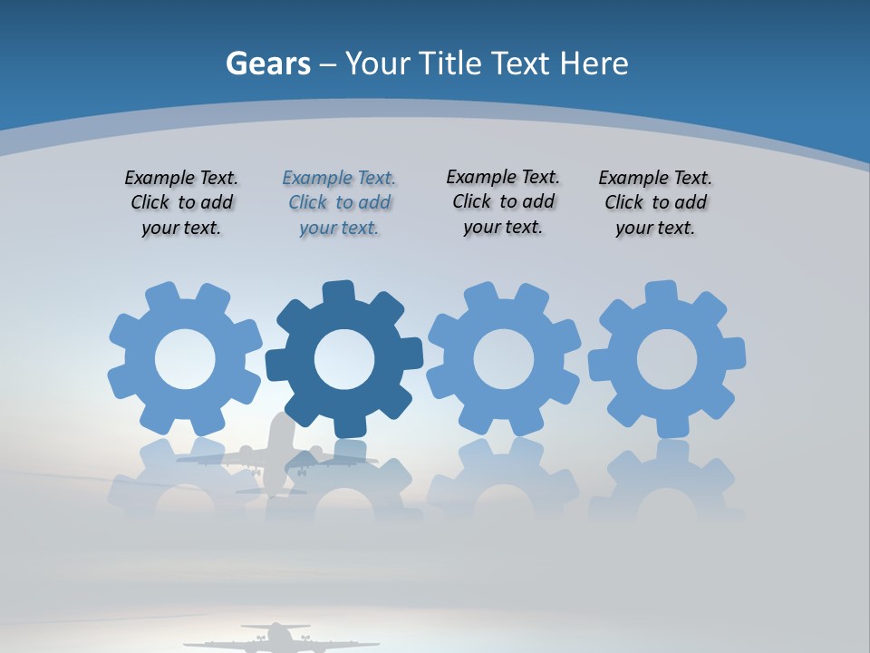 Cool Climate Air PowerPoint Template