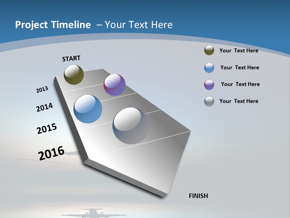 Cool Climate Air PowerPoint Template