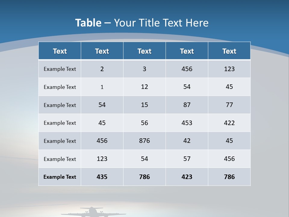 Cool Climate Air PowerPoint Template