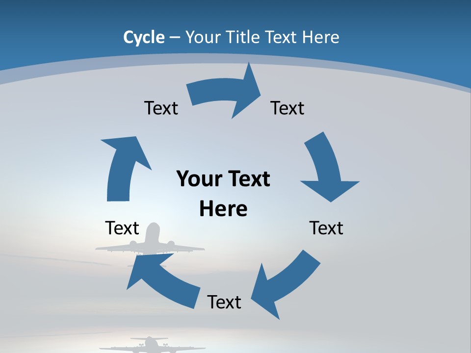 Cool Climate Air PowerPoint Template