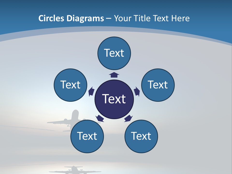 Cool Climate Air PowerPoint Template