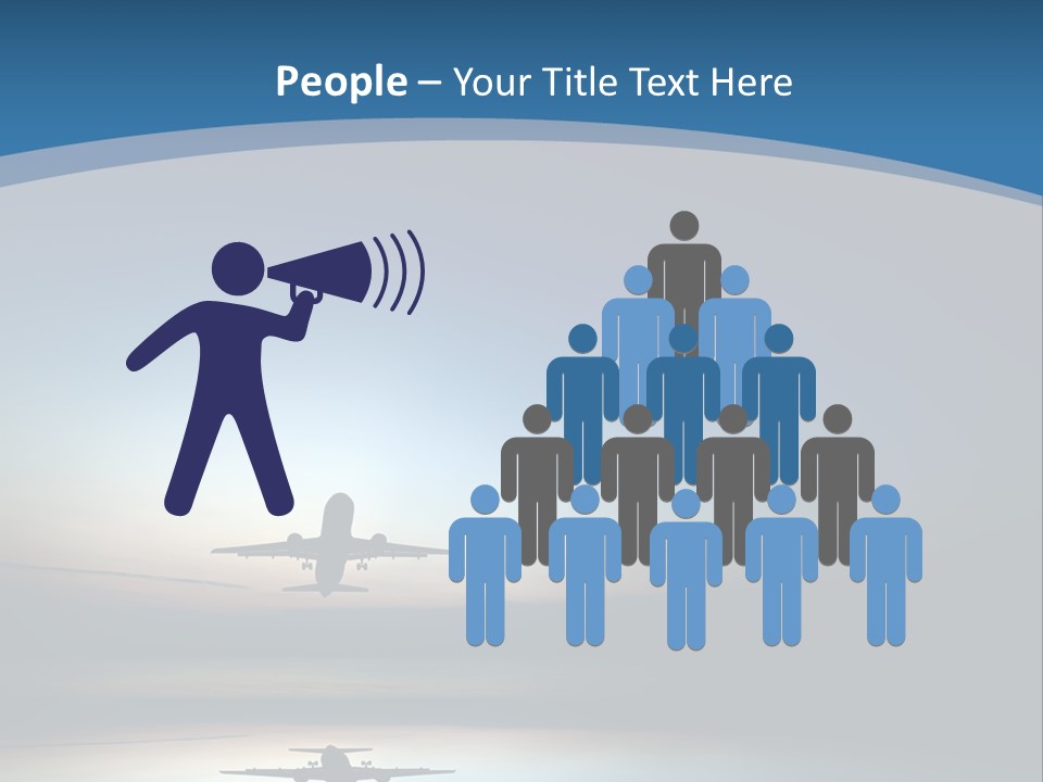 Cool Climate Air PowerPoint Template