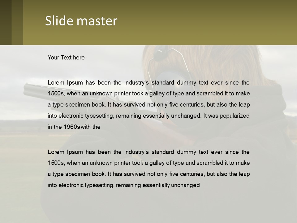 Air Remote Cool PowerPoint Template