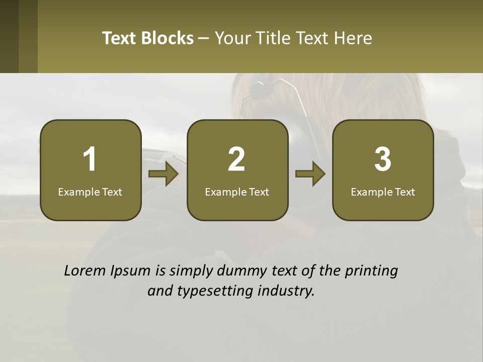 Air Remote Cool PowerPoint Template