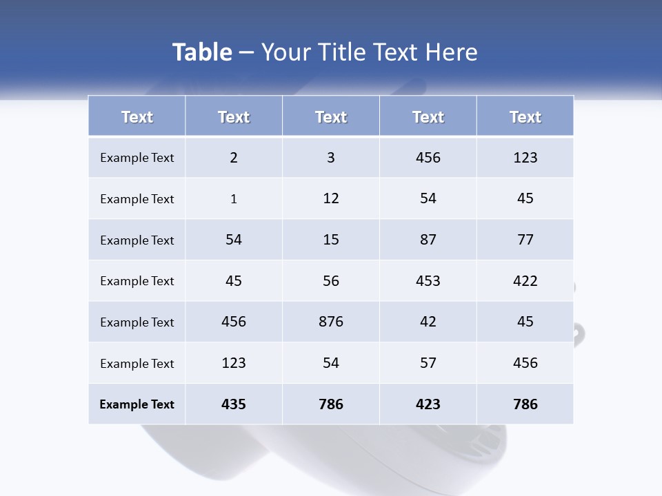 Equipment Unit System PowerPoint Template