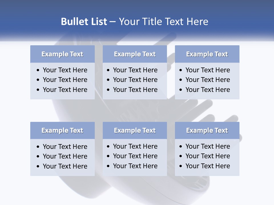Equipment Unit System PowerPoint Template