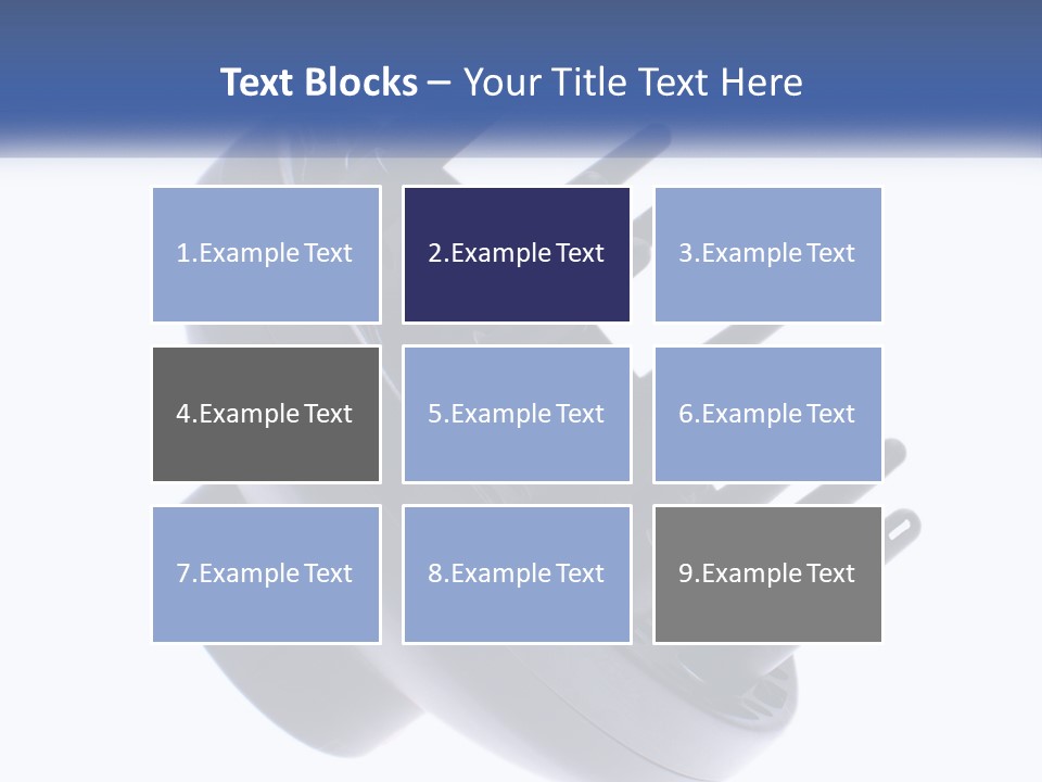 Equipment Unit System PowerPoint Template
