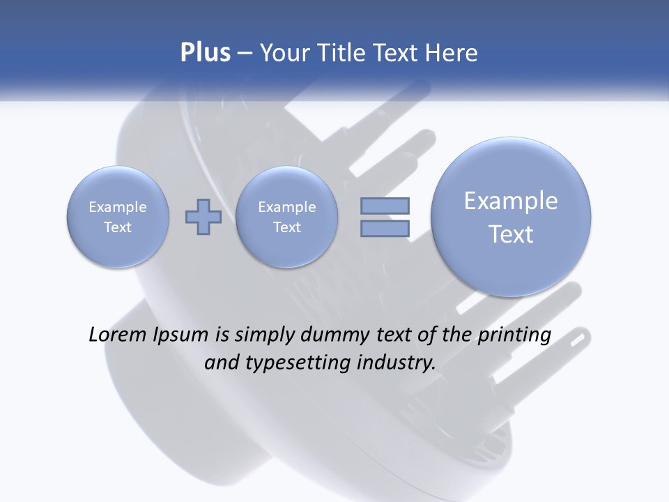 Equipment Unit System PowerPoint Template