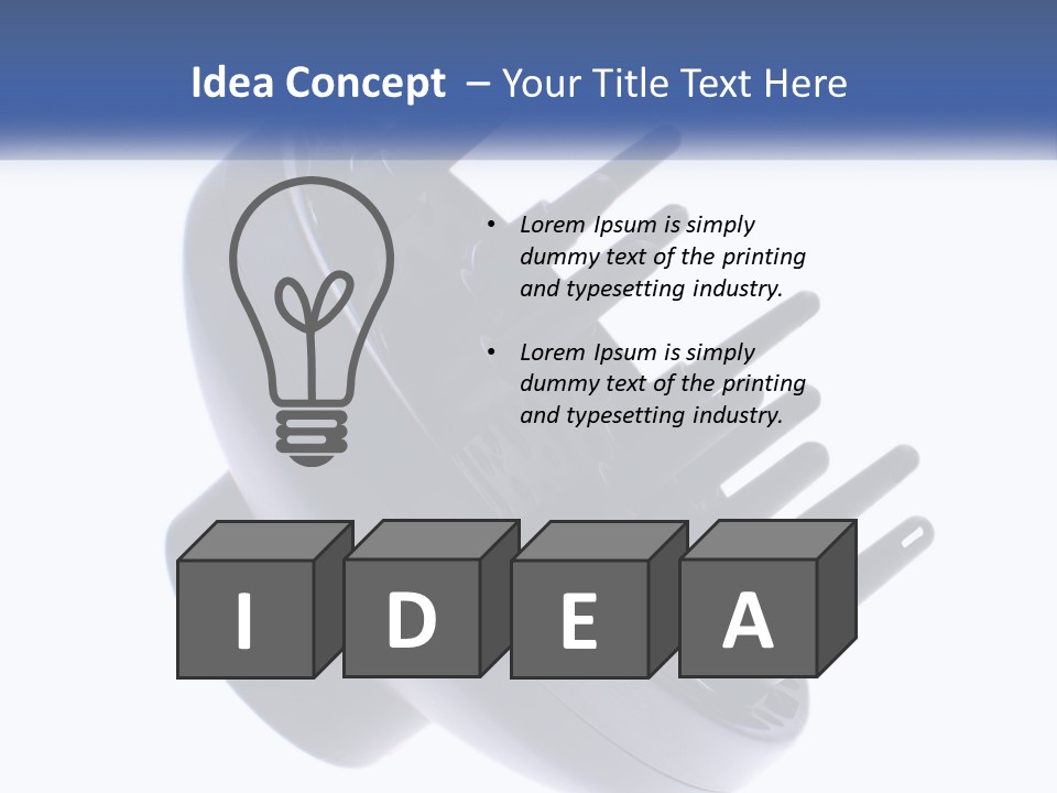 Equipment Unit System PowerPoint Template