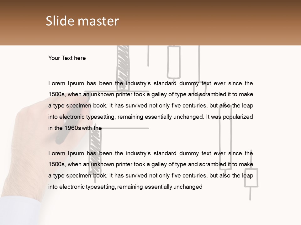 Conditioner Temperature White PowerPoint Template