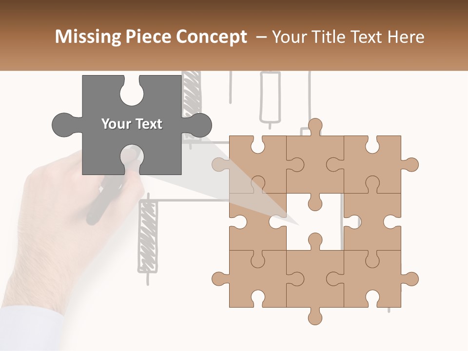 Conditioner Temperature White PowerPoint Template