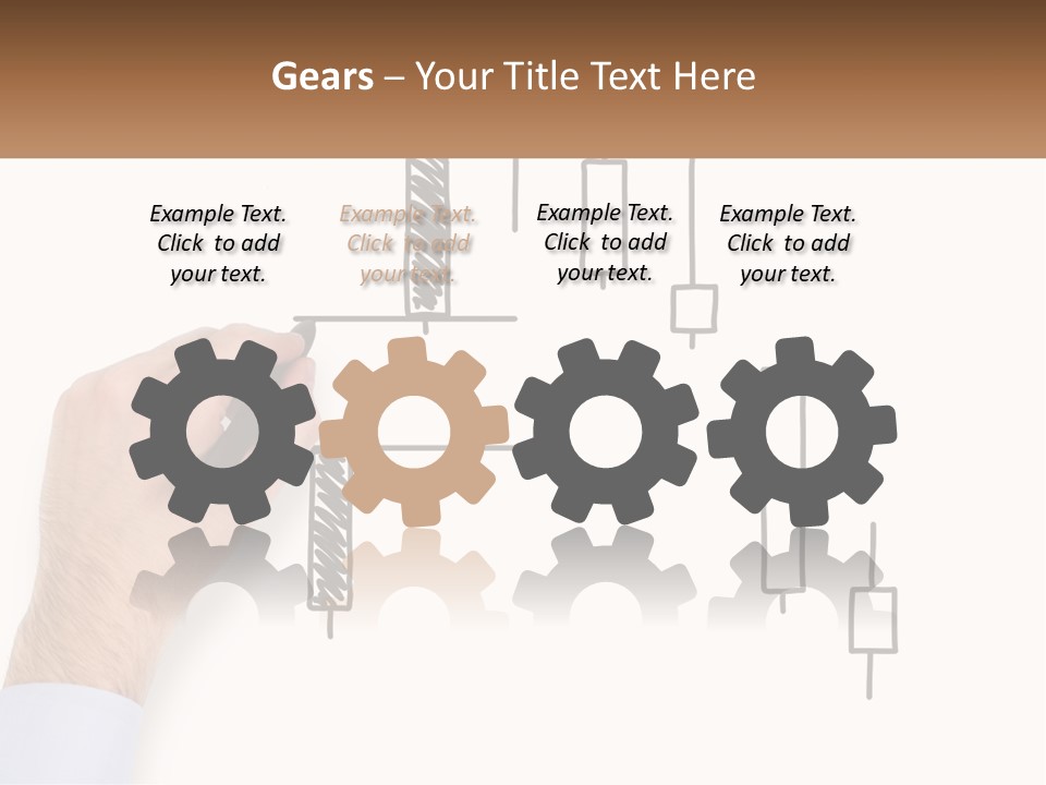 Conditioner Temperature White PowerPoint Template