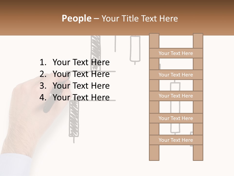 Conditioner Temperature White PowerPoint Template