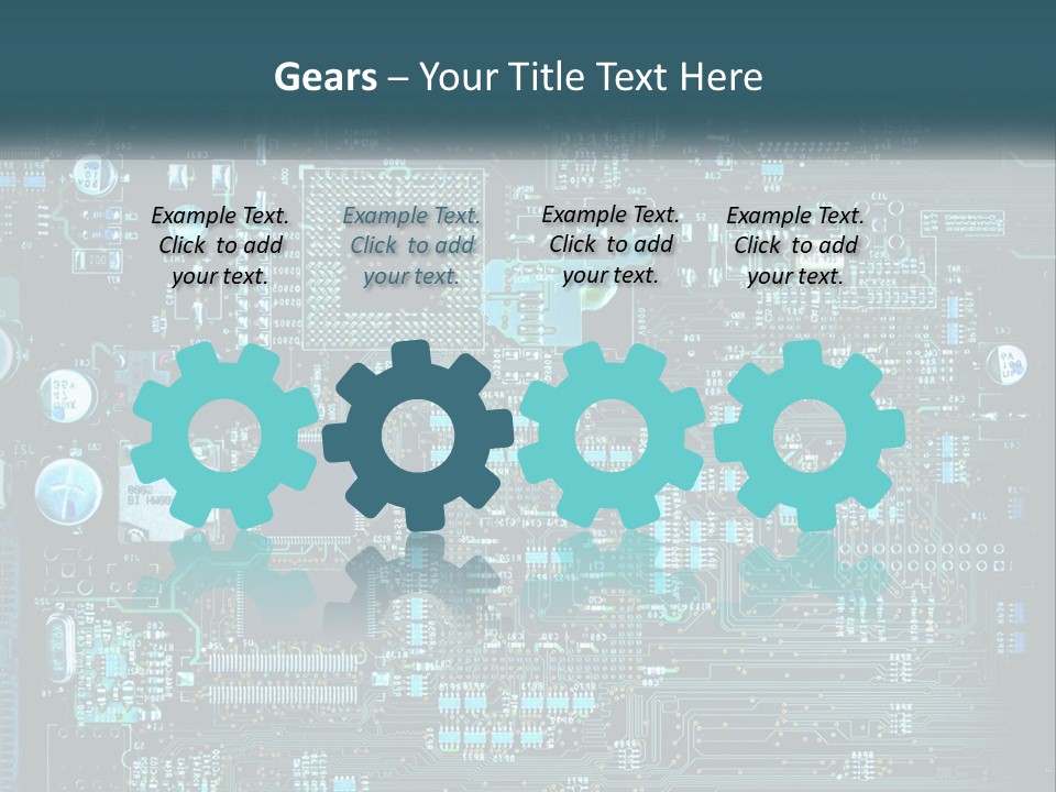 Cold Electricity Switch PowerPoint Template