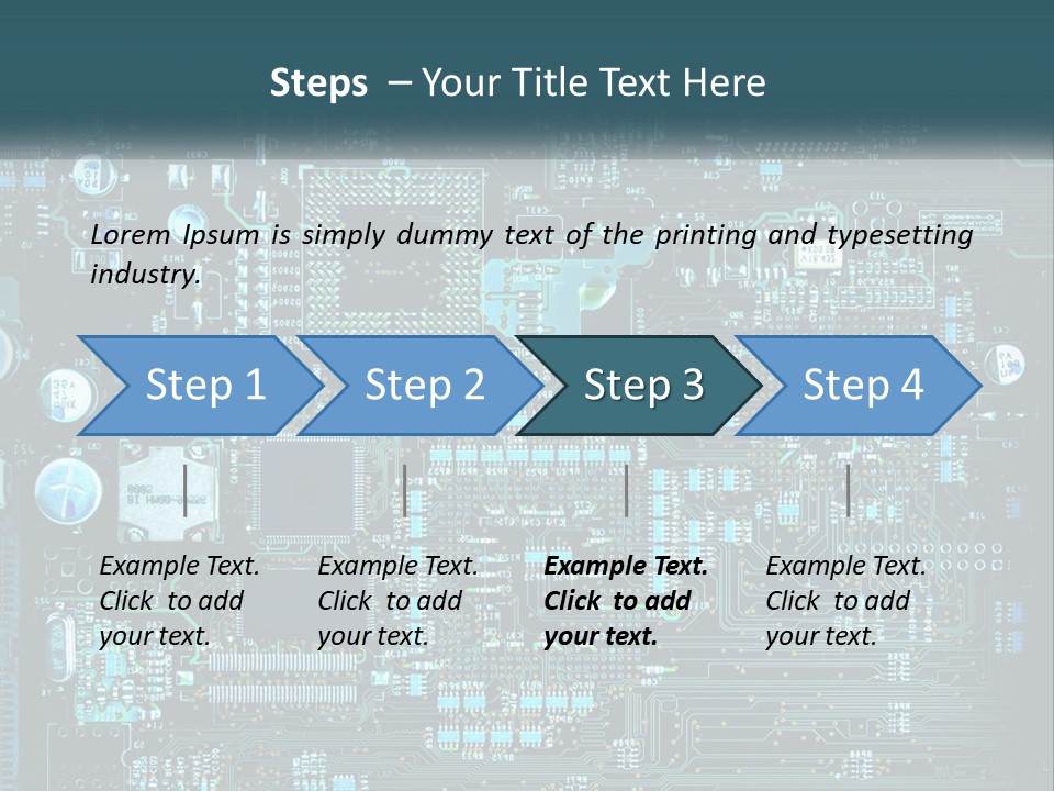 Cold Electricity Switch PowerPoint Template