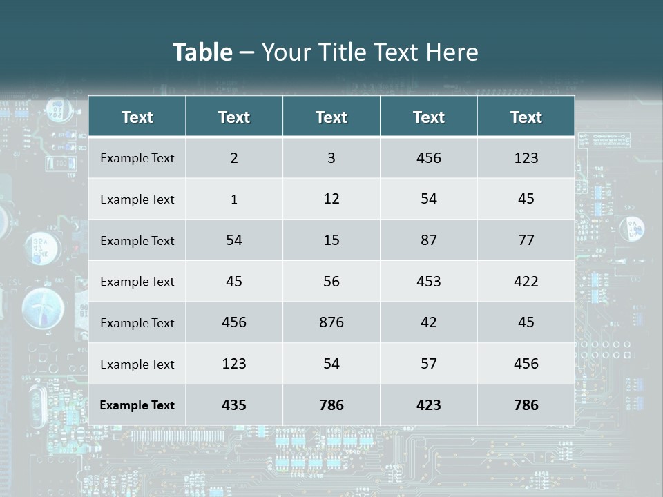 Cold Electricity Switch PowerPoint Template