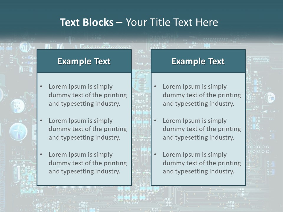 Cold Electricity Switch PowerPoint Template