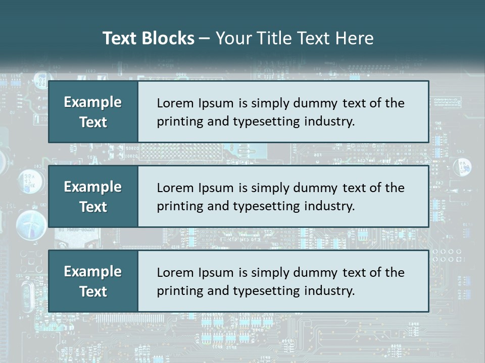 Cold Electricity Switch PowerPoint Template