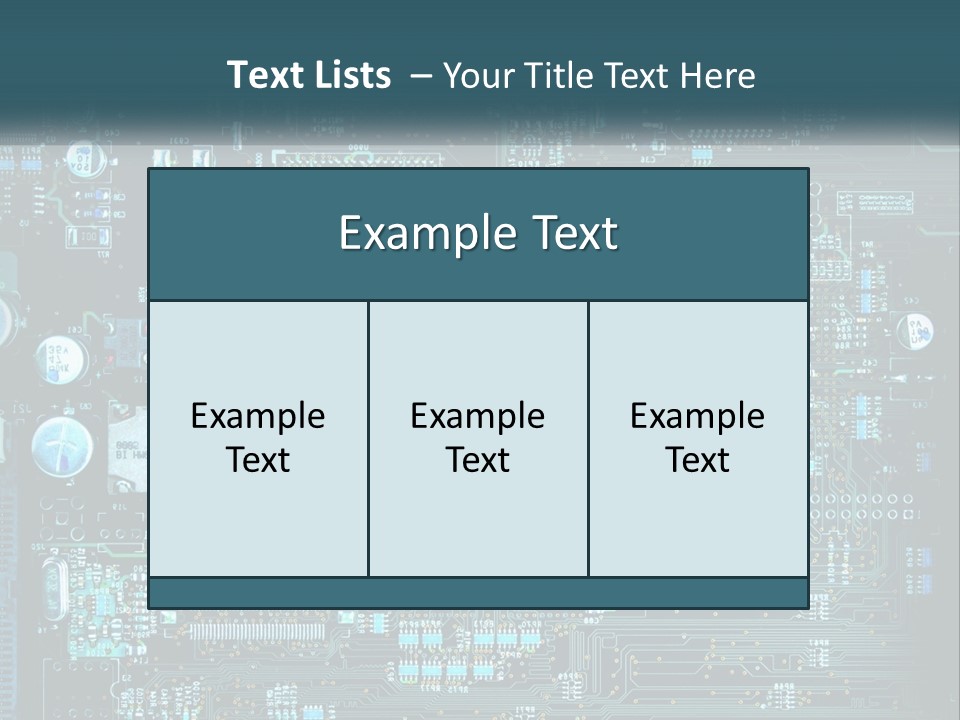 Cold Electricity Switch PowerPoint Template