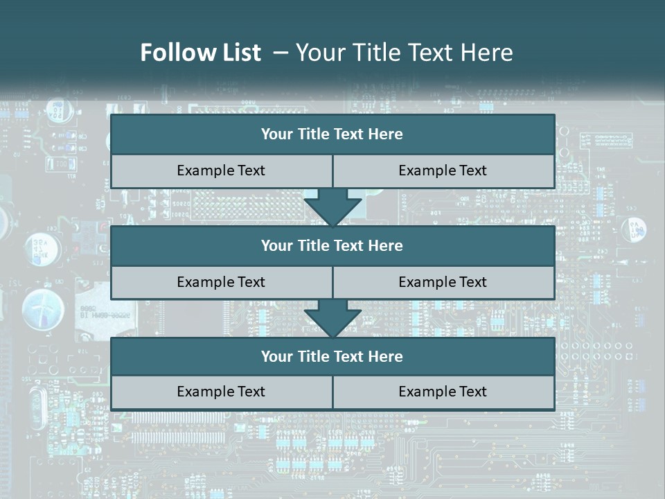 Cold Electricity Switch PowerPoint Template