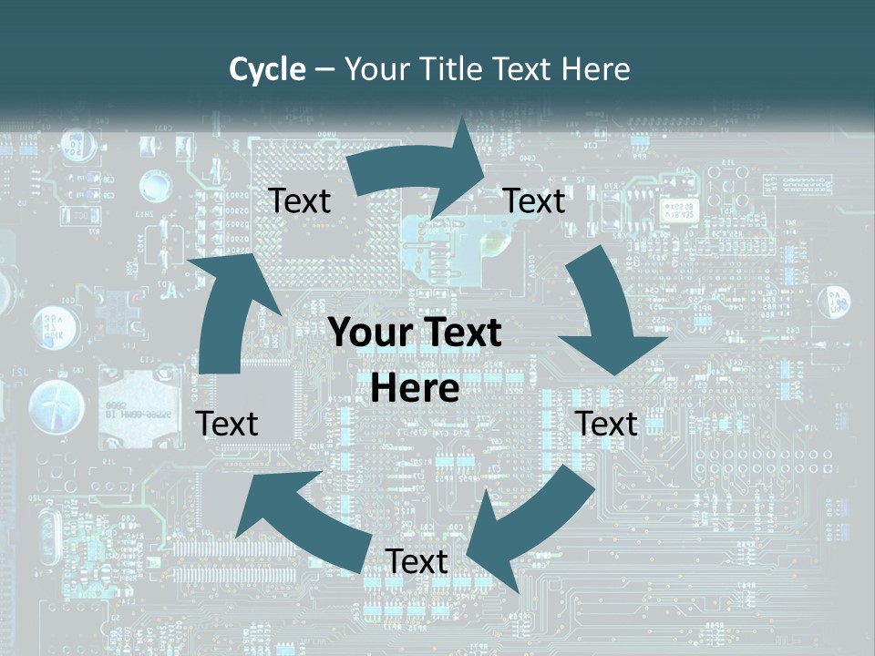 Cold Electricity Switch PowerPoint Template