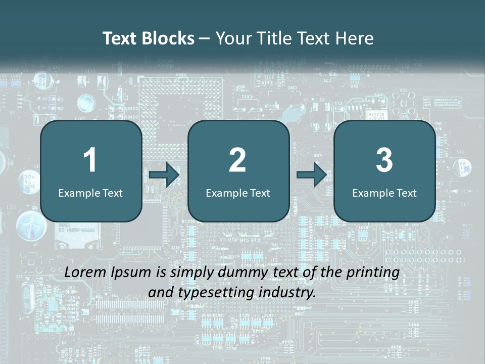 Cold Electricity Switch PowerPoint Template