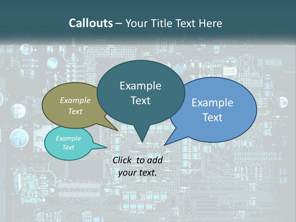 Cold Electricity Switch PowerPoint Template